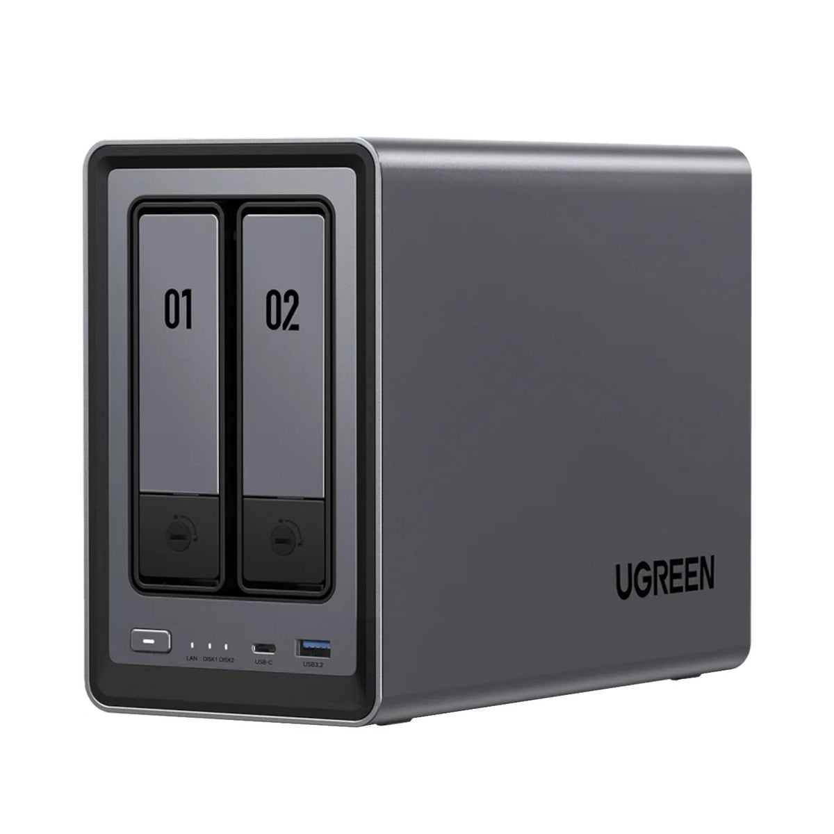 UGreen NASync DXP2800 2 Bay NAS with Seagate Ironwolf NAS 16TB SATA Hard Drive V2 Bundle (2x 8TB) – image 2