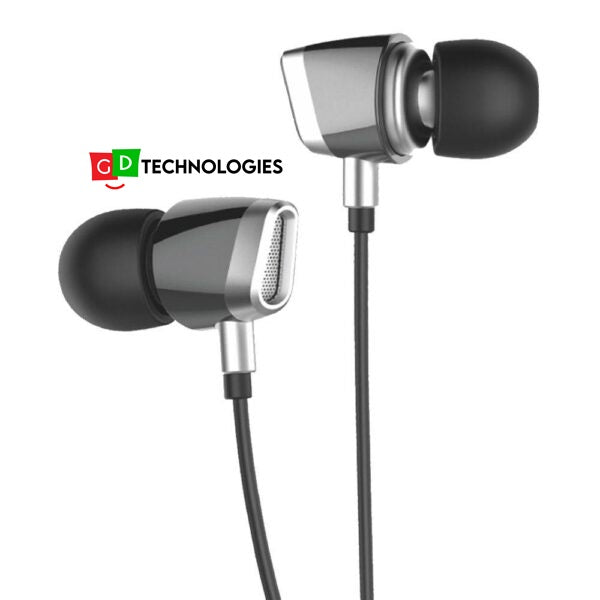 Metal Stereo Earphones with Mic