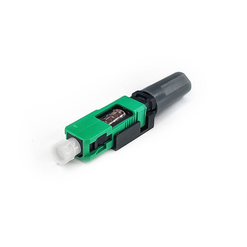 EASY FIBER SCAPC SINGLE MODE FIBRE CONNECTOR GREEN