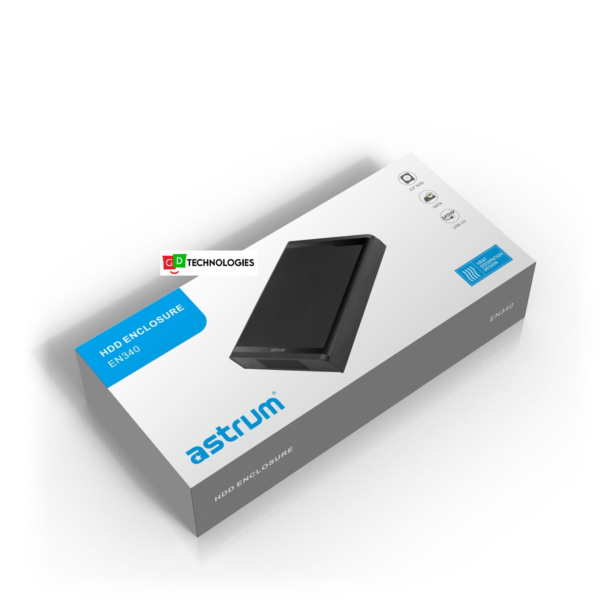ASTRUM USB 3.0 SATA 3.5″ HDD ENCLOSURE EN340