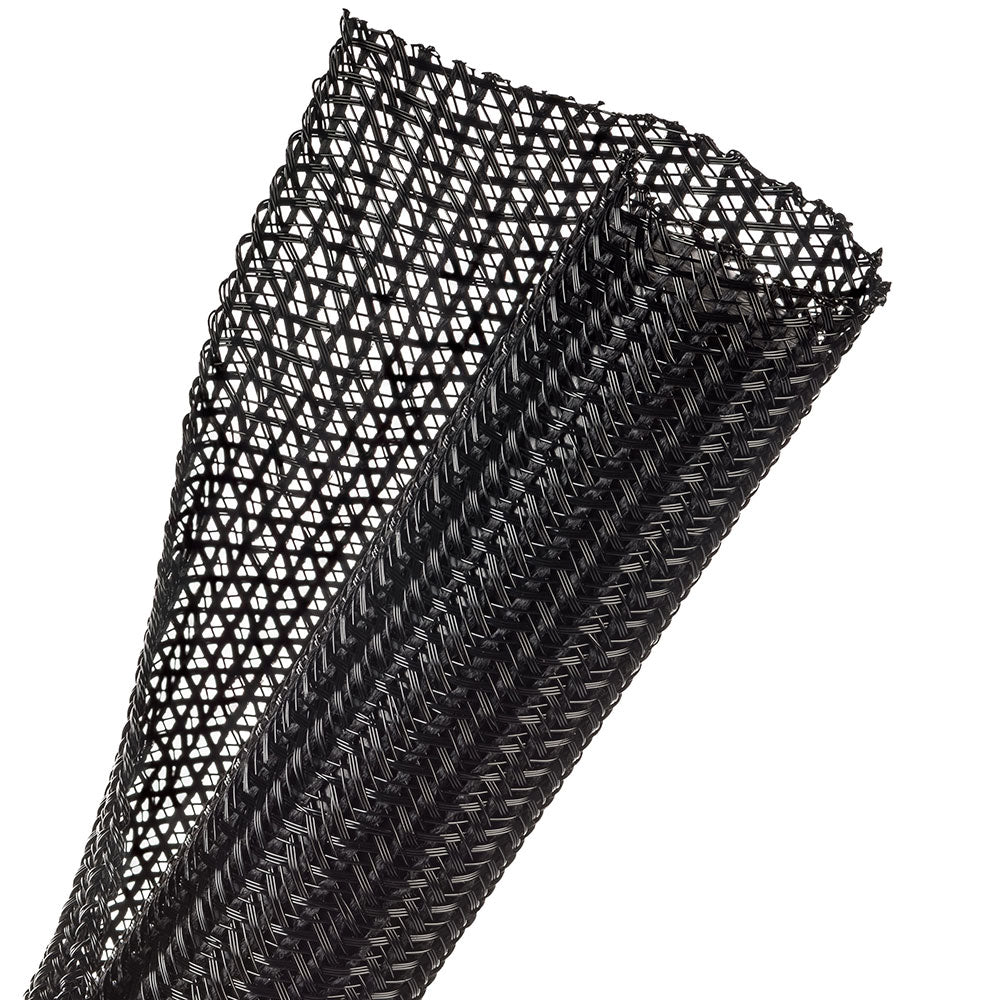 1M WRAPPABLE SPLIT BRAID 31.8MM BLACK (F6N1.25BK)