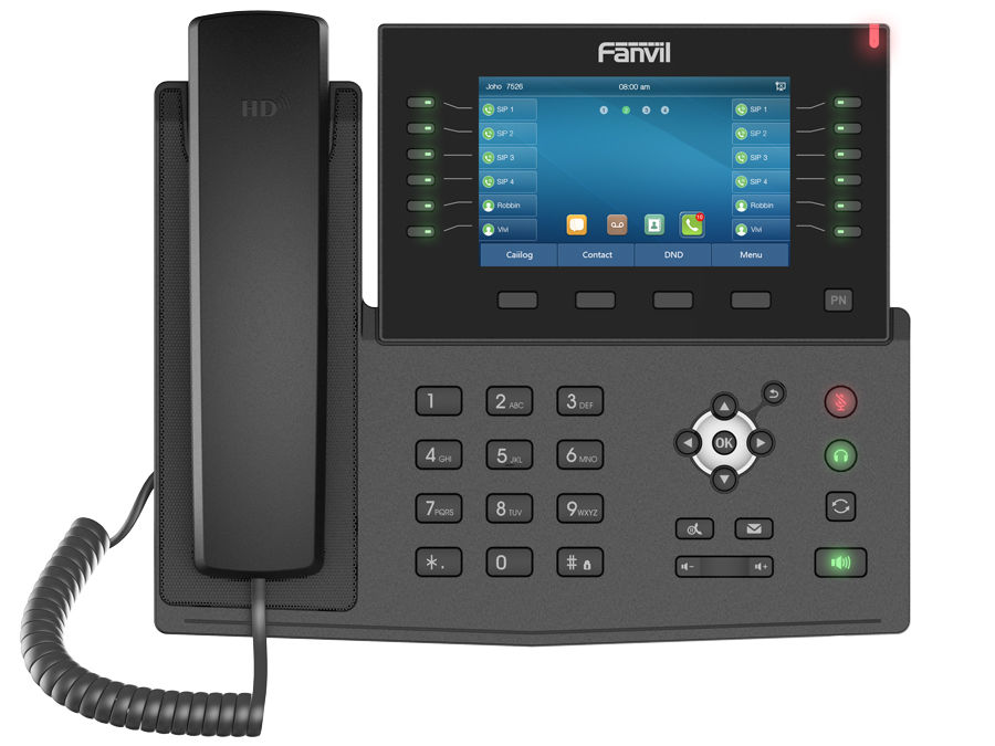 Fanvil 20SIP Gigabit Bluetooth PoE Video VoIP Phone | X7C