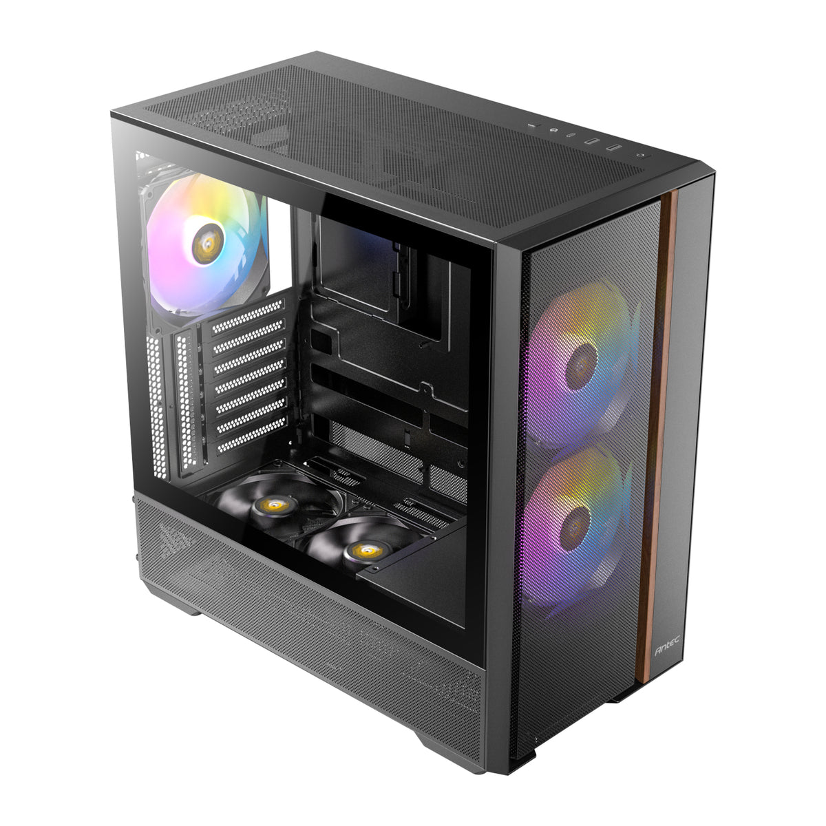 Antec FLUX Rear ARGB ATX Mid Tower Gaming Chassis - Black – image 4