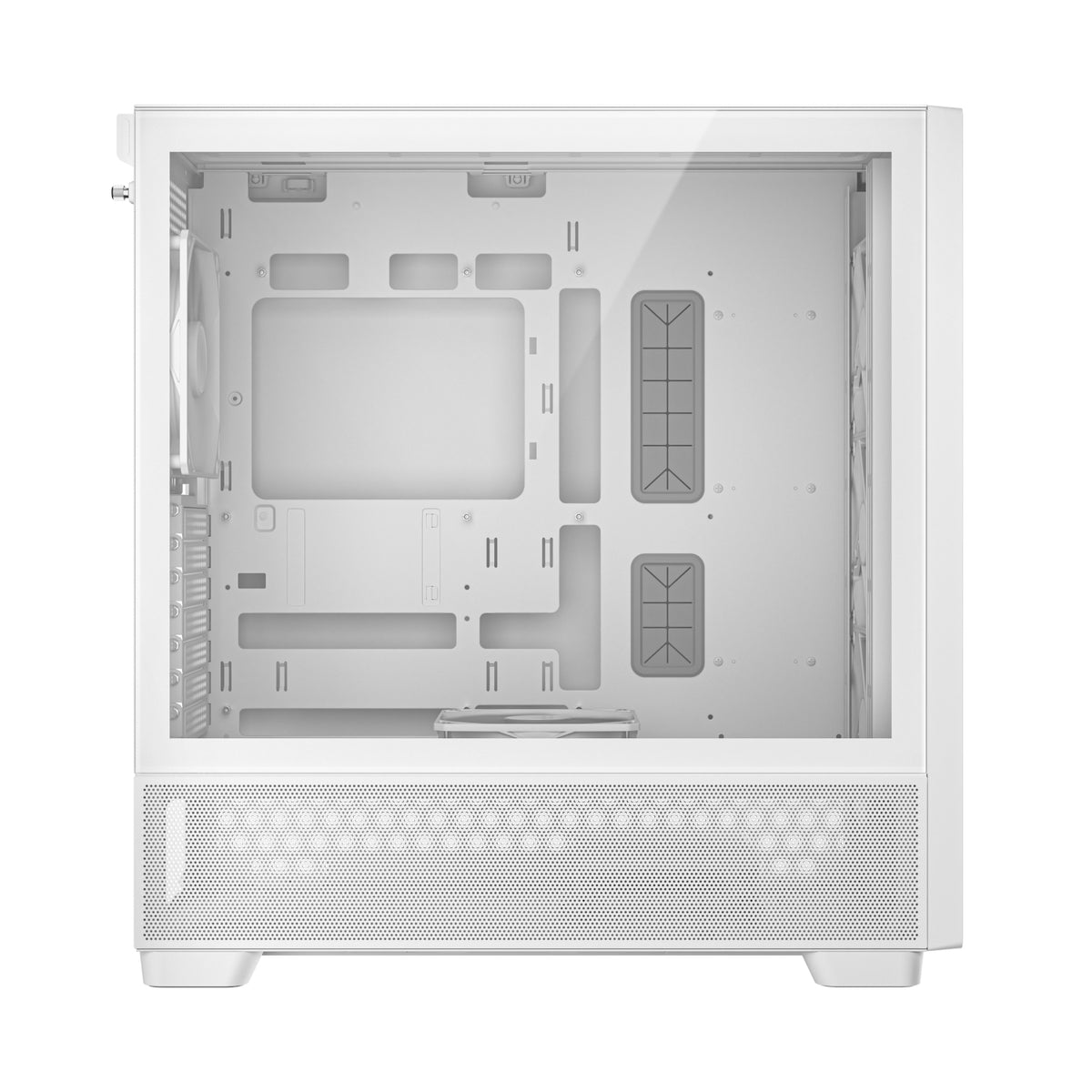 Antec FLUX Mid-Tower E-ATX Gaming Chassis Wood Front Panel - White – image 3