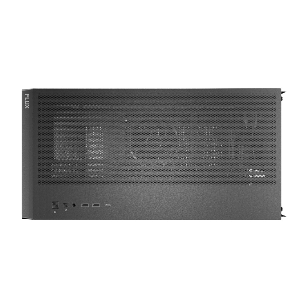 Antec FLUX ATX WOOD Mid Tower Gaming Chassis – Black – image 6