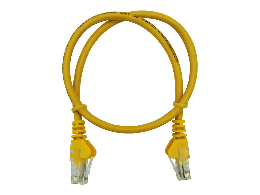 Linkbasic 50cm UTP Cat5e Flylead Yellow