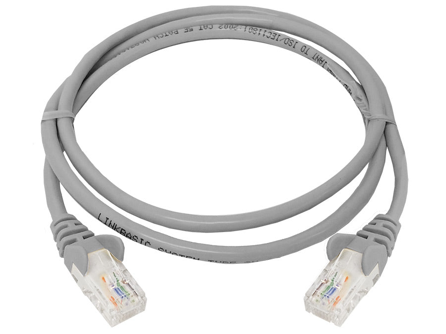 Linkbasic 1 Metre UTP Cat5e Flylead Grey