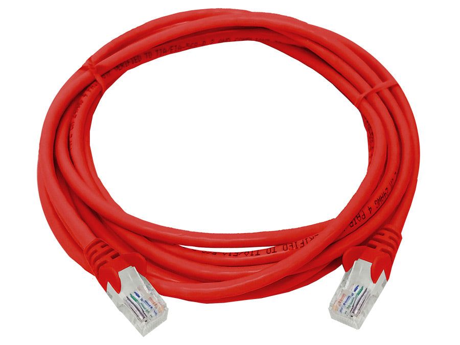 Linkbasic 3 Metre UTP Cat5e Flylead Red