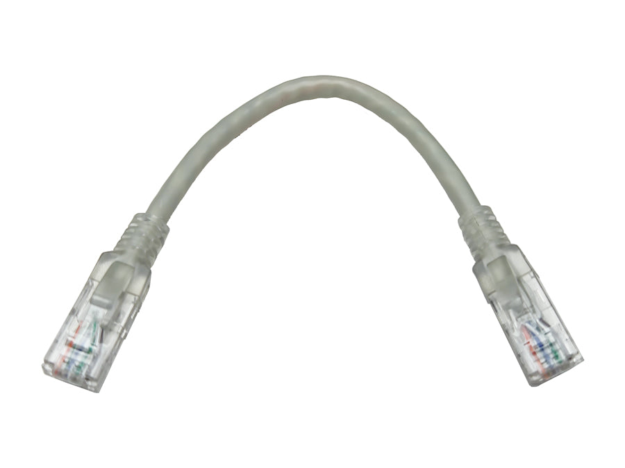 Linkbasic 22cm UTP Cat6 Flylead Grey