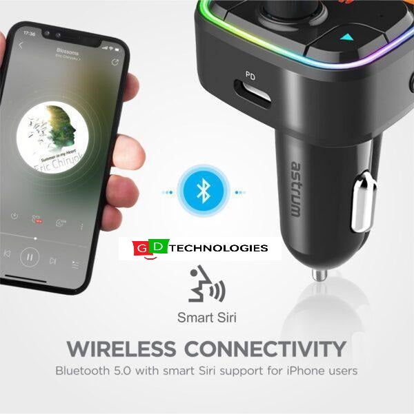 Wireless FM Transmitter + PD Charger