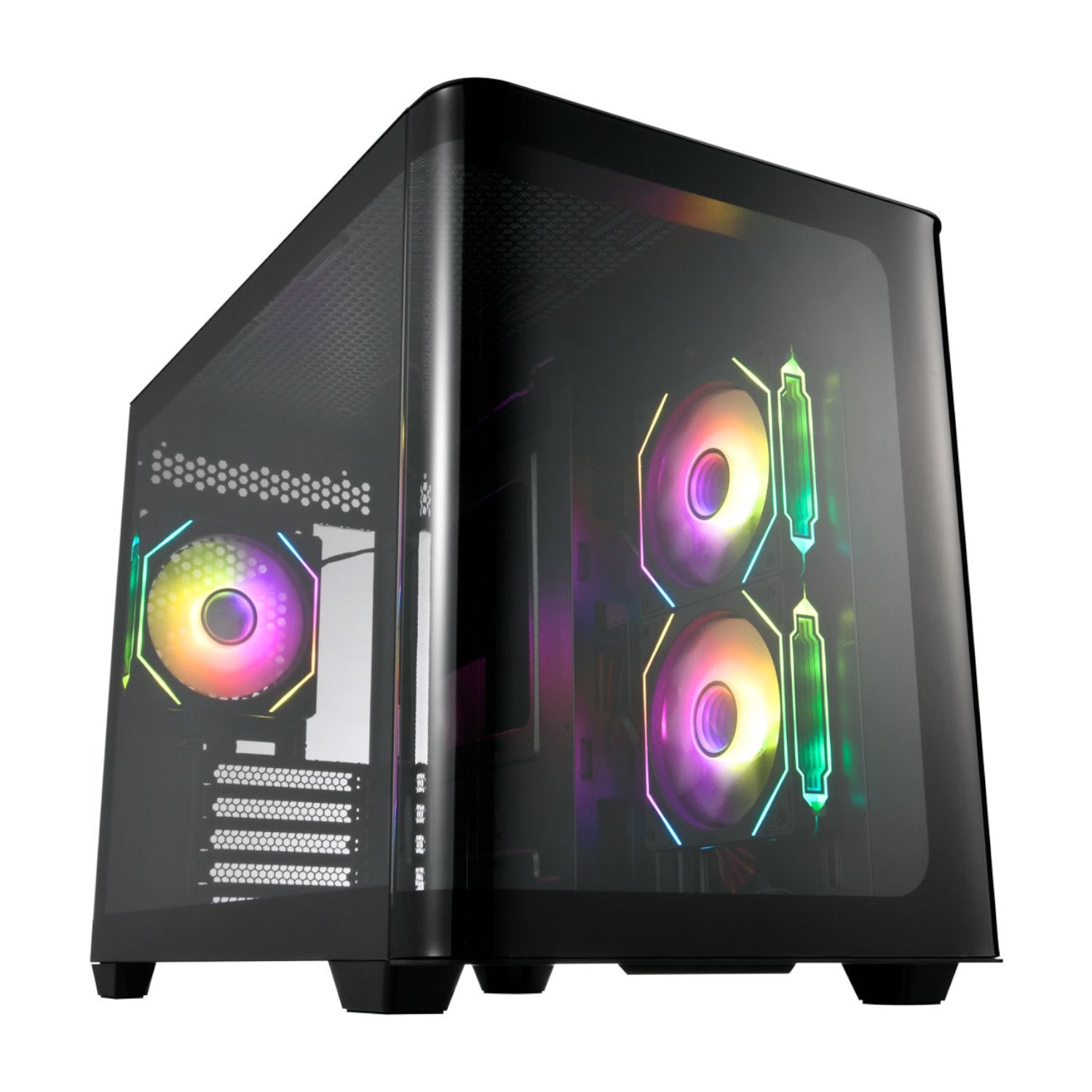 FSP S380 M-ATX ARGB Gaming Chassis and VITA GM 750W Power Supply Bundle – image 2