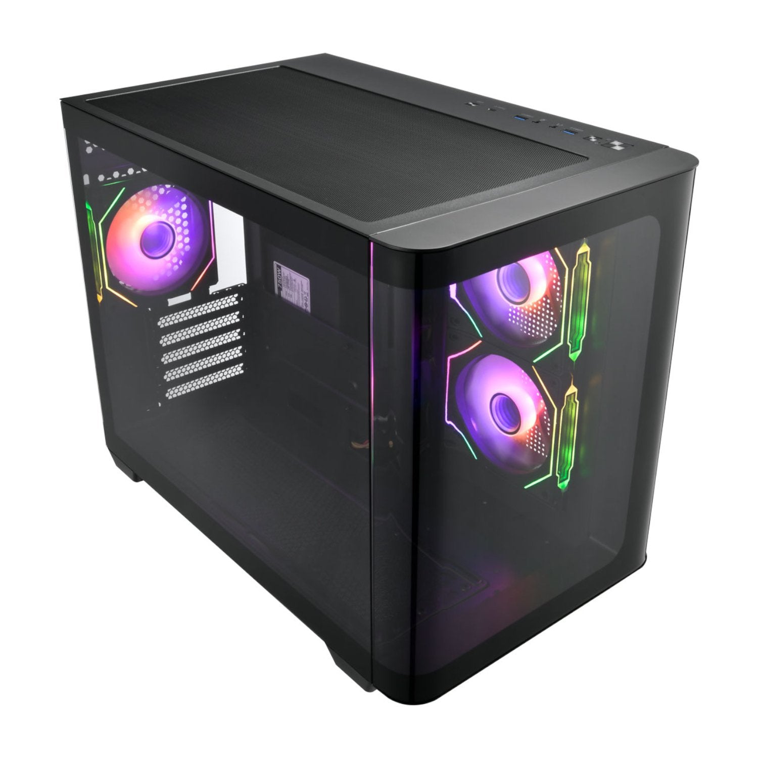 FSP S380 M-ATX ARGB Gaming Chassis and VITA GM 750W Power Supply Bundle – image 4
