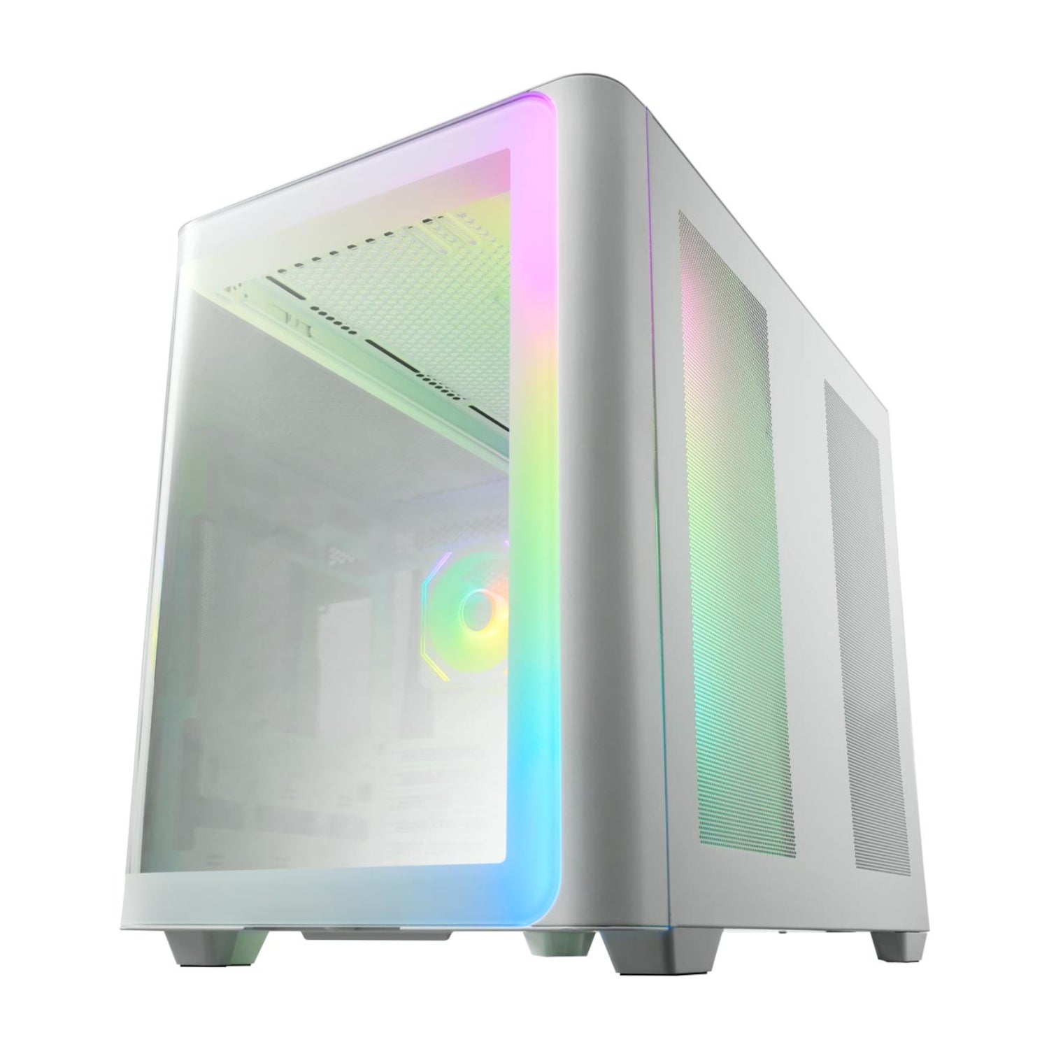 FSP M580 ARGB ATX Mid Tower Gaming Chassis - White – image 3