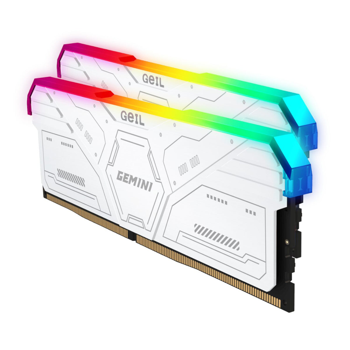 Geil Gemini RGB 64GB KIT(2X32GB) 6000MHz DDR5 Desktop Gaming Memory - White – image 4
