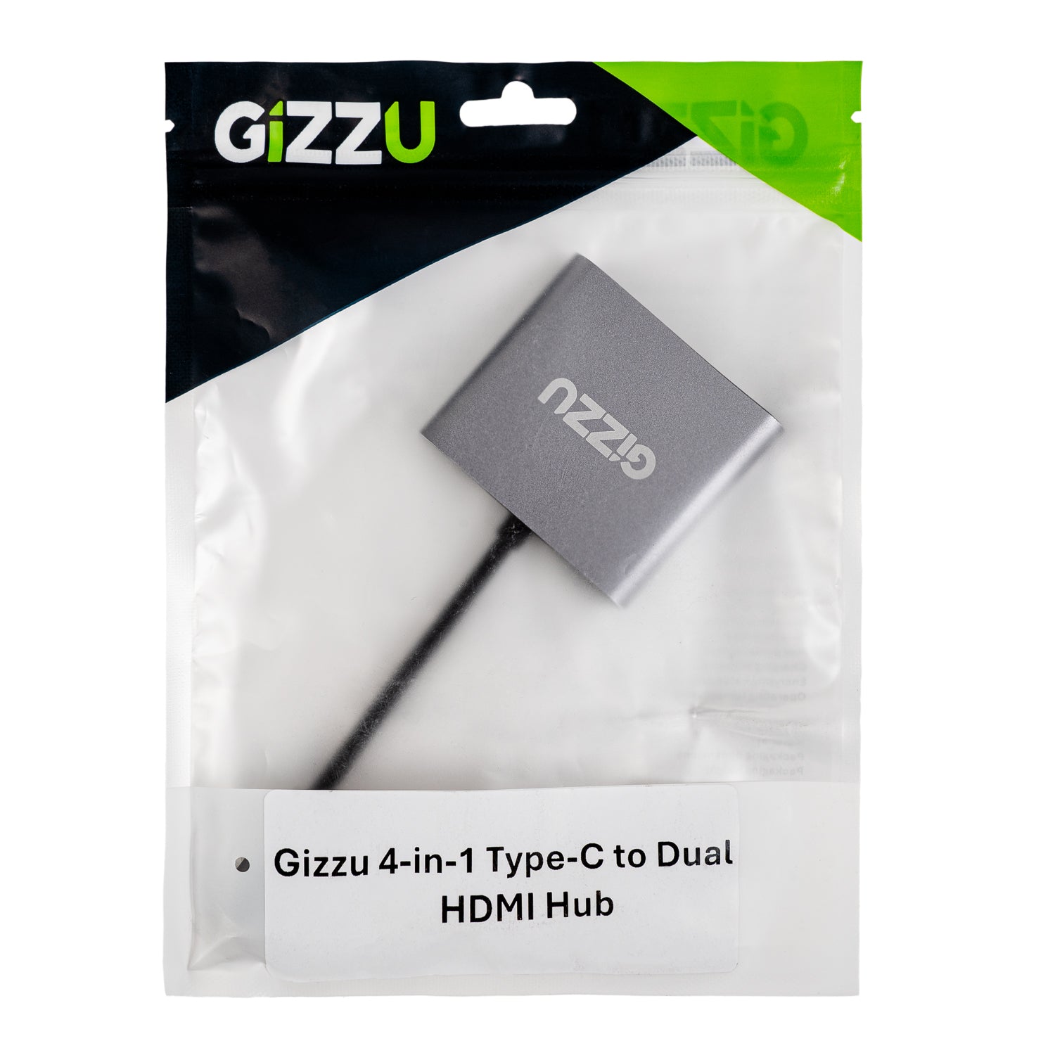 Gizzu 4-in-1 Type-C to Dual HDMI Hub – image 5