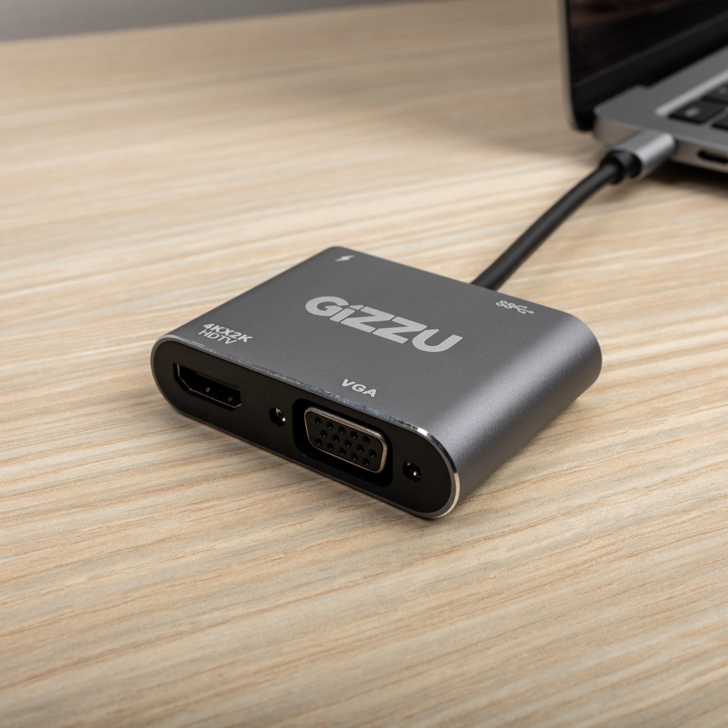 Gizzu 4-in-1 Type-C to HDMI/VGA/USB3.0 Hub – image 5
