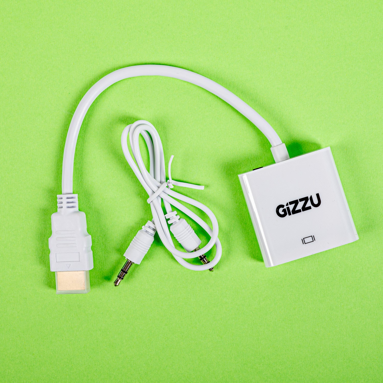 Gizzu 1080P HDMI to VGA Adapter with Audio – image 5