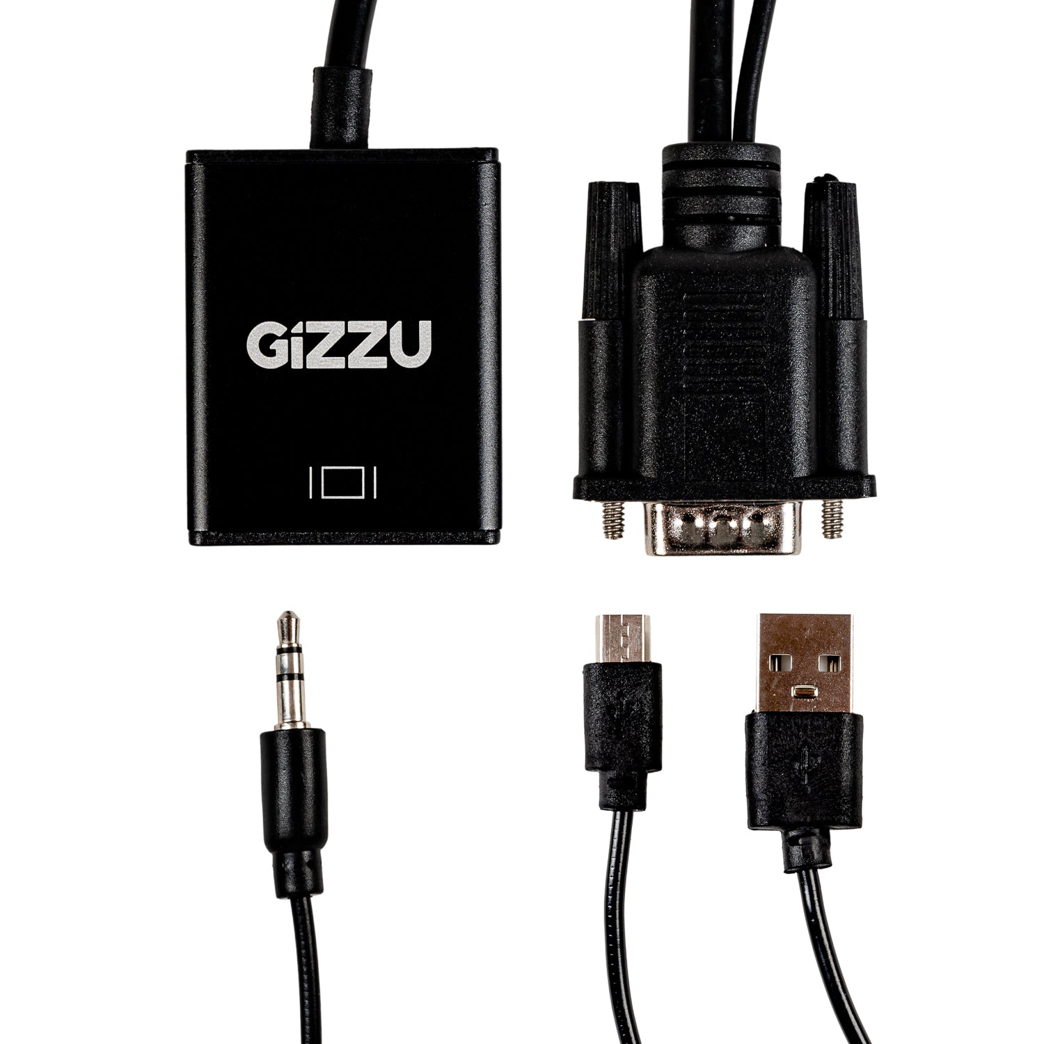 Gizzu 1080P VGA to HDMI Adapter with Audio – image 2
