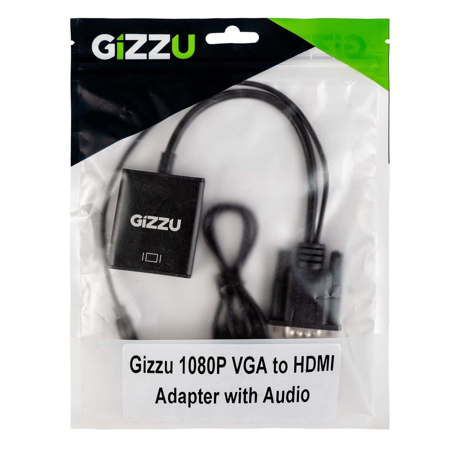 Gizzu 1080P VGA to HDMI Adapter with Audio – image 3