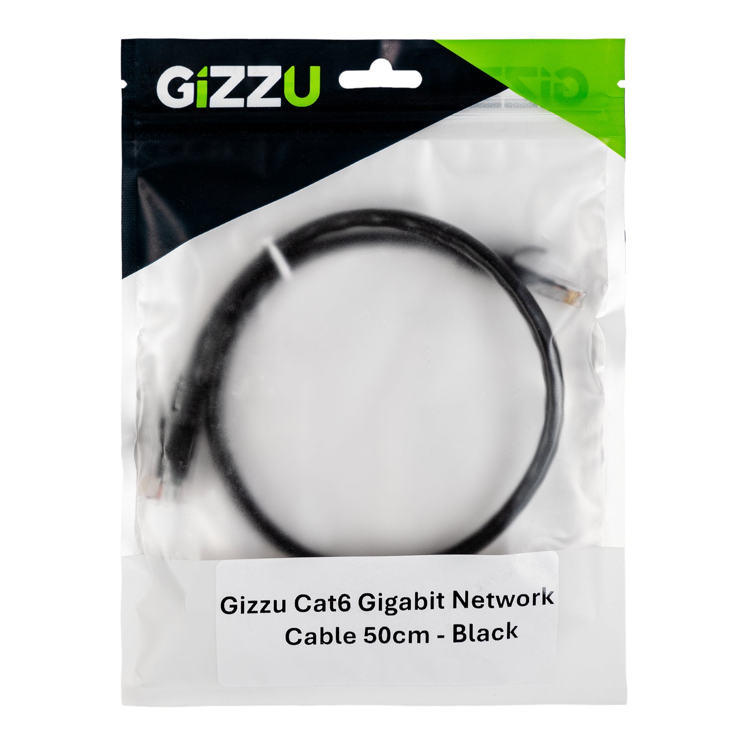Gizzu Cat6 UTP Fly Lead Ethernet Network Cable 50cm – Black – image 4