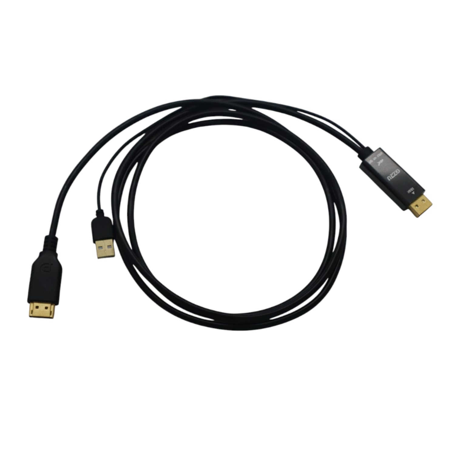 Gizzu 4K HDMI to DP Cable (1.8m) - Black – image 2