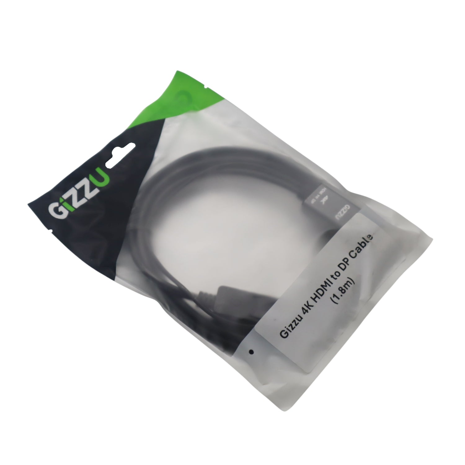 Gizzu 4K HDMI to DP Cable (1.8m) - Black – image 4
