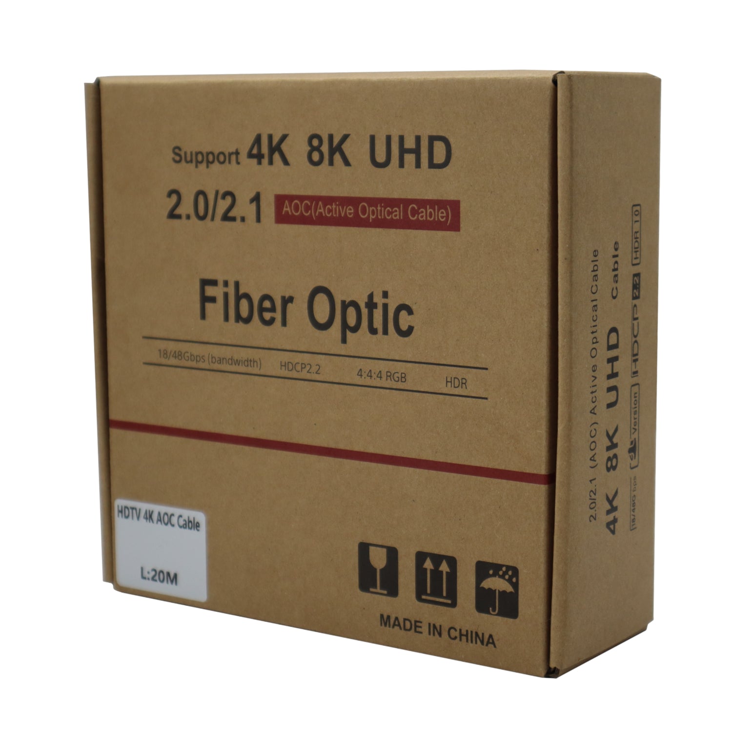 GIZZU 4K Active fibre Optic HDMI Cable 20m – image 6