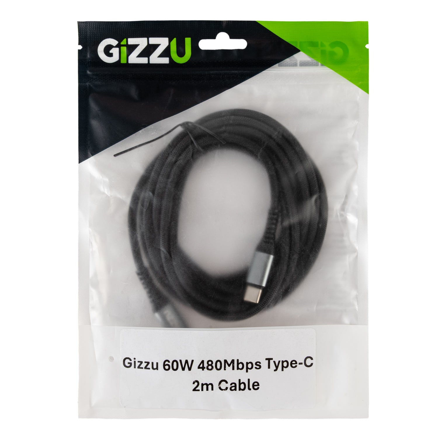 GIZZU 60W 480Mbps Type-C 2m Cable – image 4