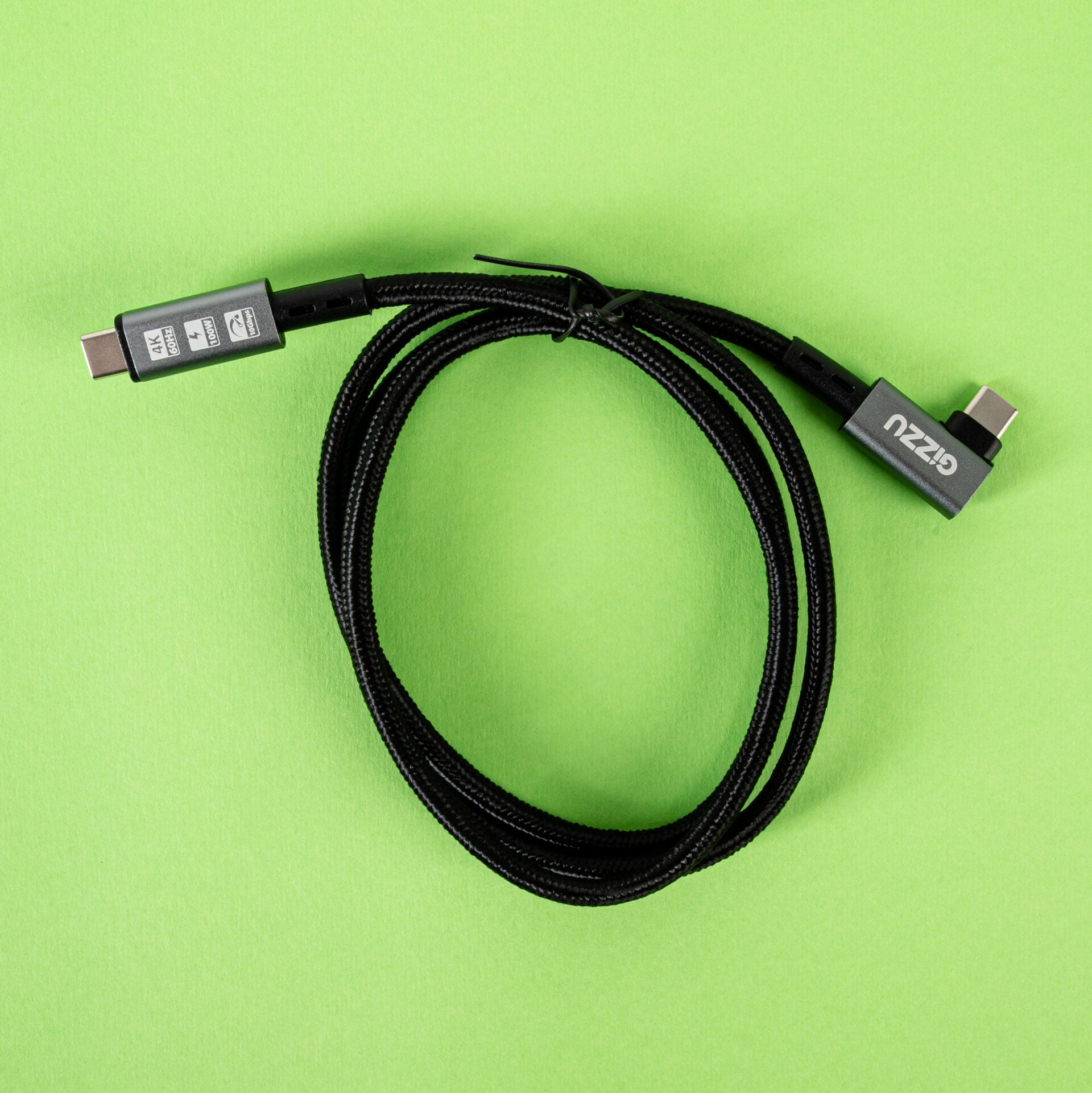 Gizzu 100W 10Gbps Type-C Angled 1m Cable – image 4