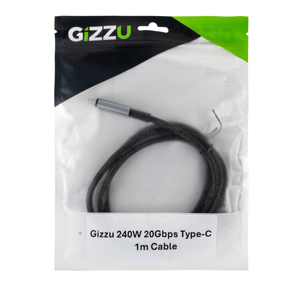 GIZZU 240W 20Gbps Type-C 2m Cable – image 4