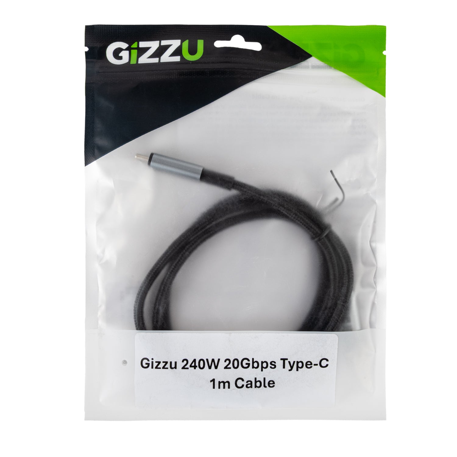 GIZZU 240W 20Gbps Type-C 2m Cable – image 4