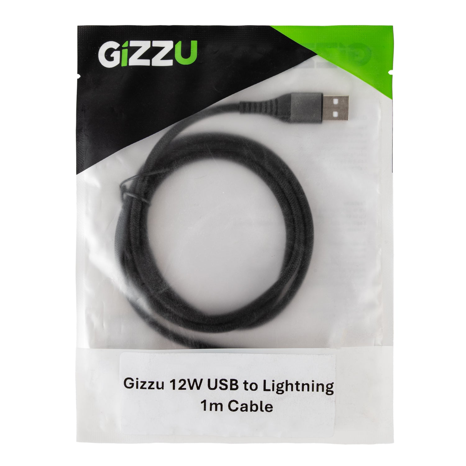 GIZZU 12W USB to Lightning 1m Cable – image 4