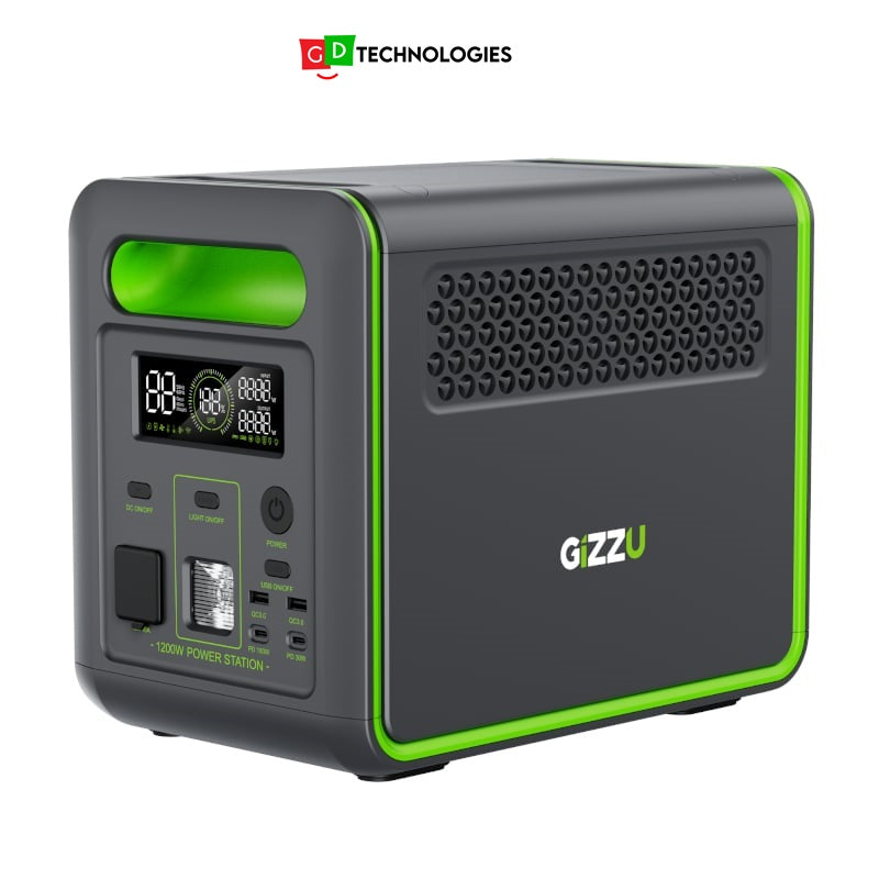 GIZZU HERO 1024WH/1000W UPS FAST CHARGE LIFEPO4 PORTABLE POWER STATION