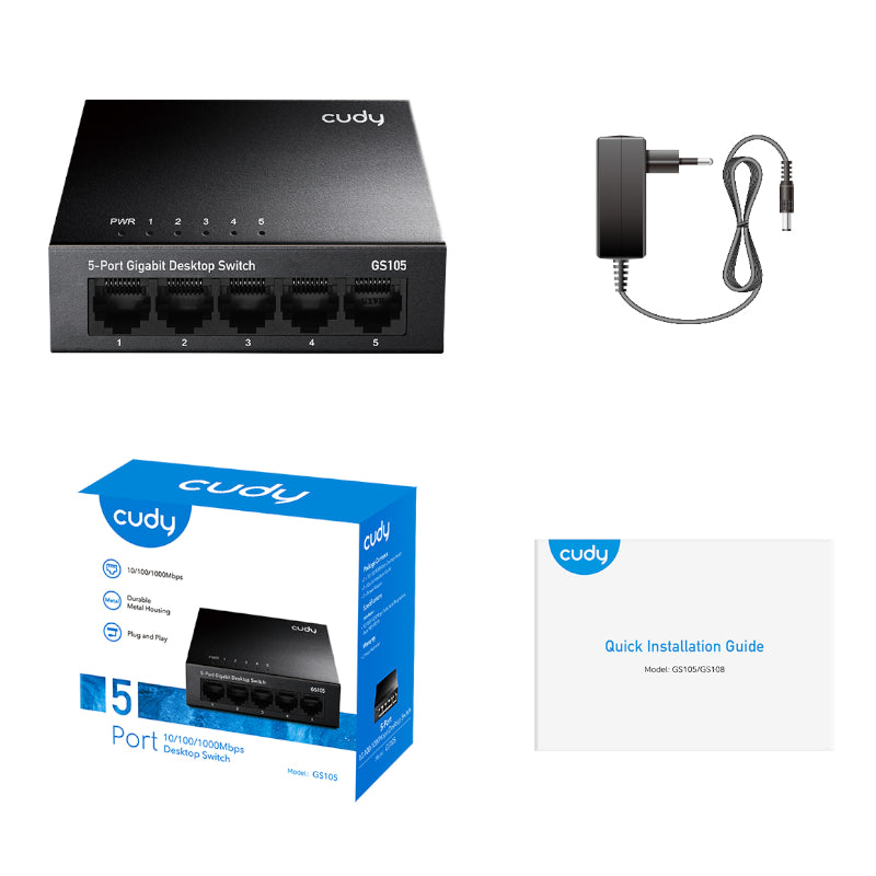 Cudy 5-Port Gigabit Metal Switch – image 3