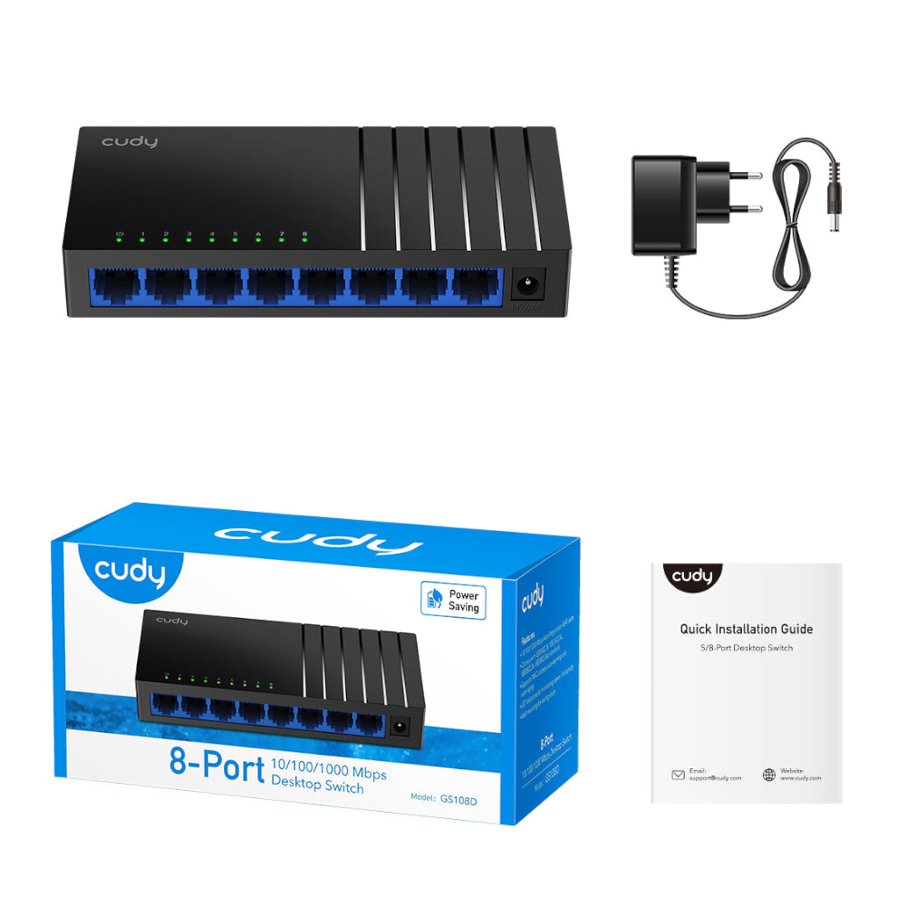 Cudy 8-Port Gigabit Desktop Switch – image 3