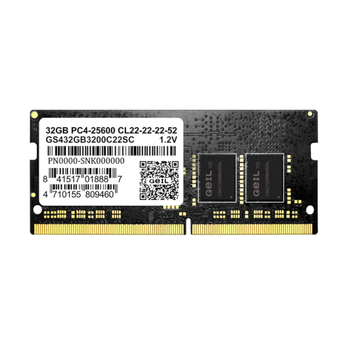 GeIL Pristine 32GB DDR4 3200MHz Notebook Memory – image 3