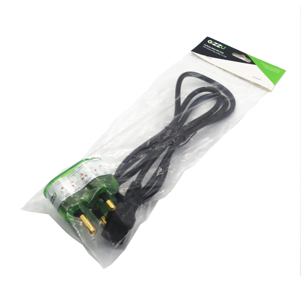 Gizzu Surge Protector 10A Kettle Plug Cable 1.5M – image 6