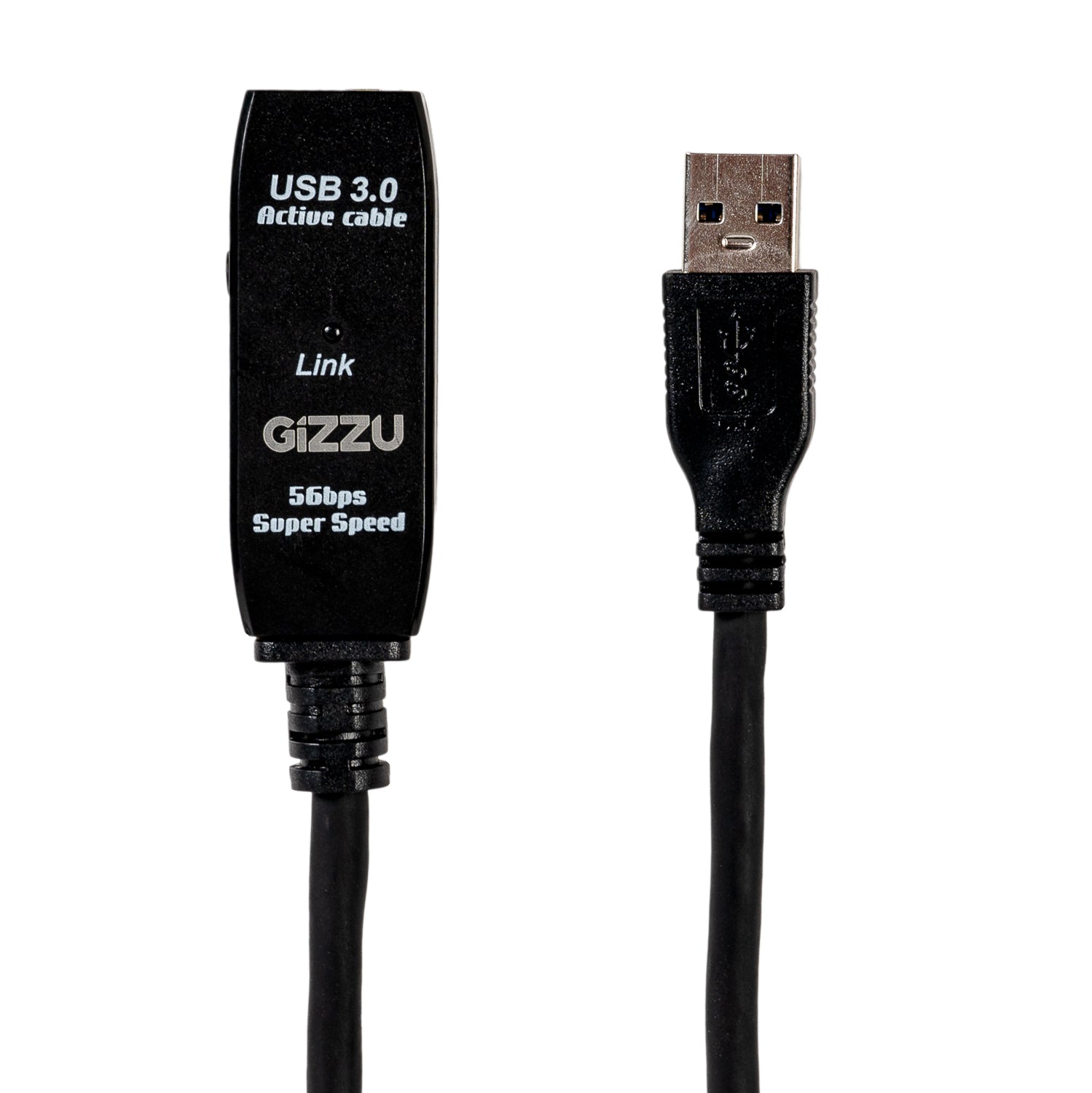 Gizzu USB 3.0 Active Extension Cable 5m - Black – image 2