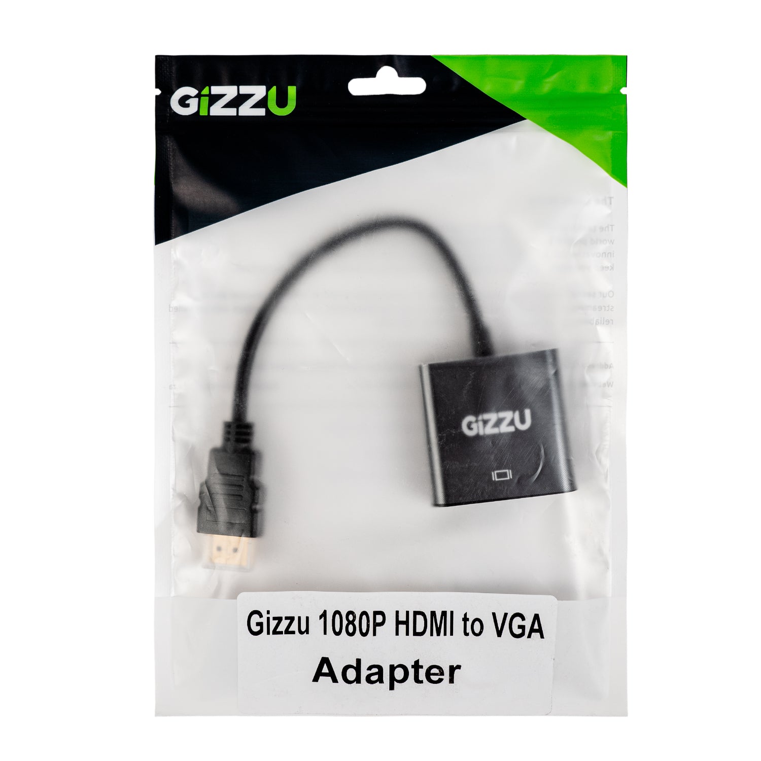 Gizzu 1080P HDMI to VGA Adapter Poly - image 4