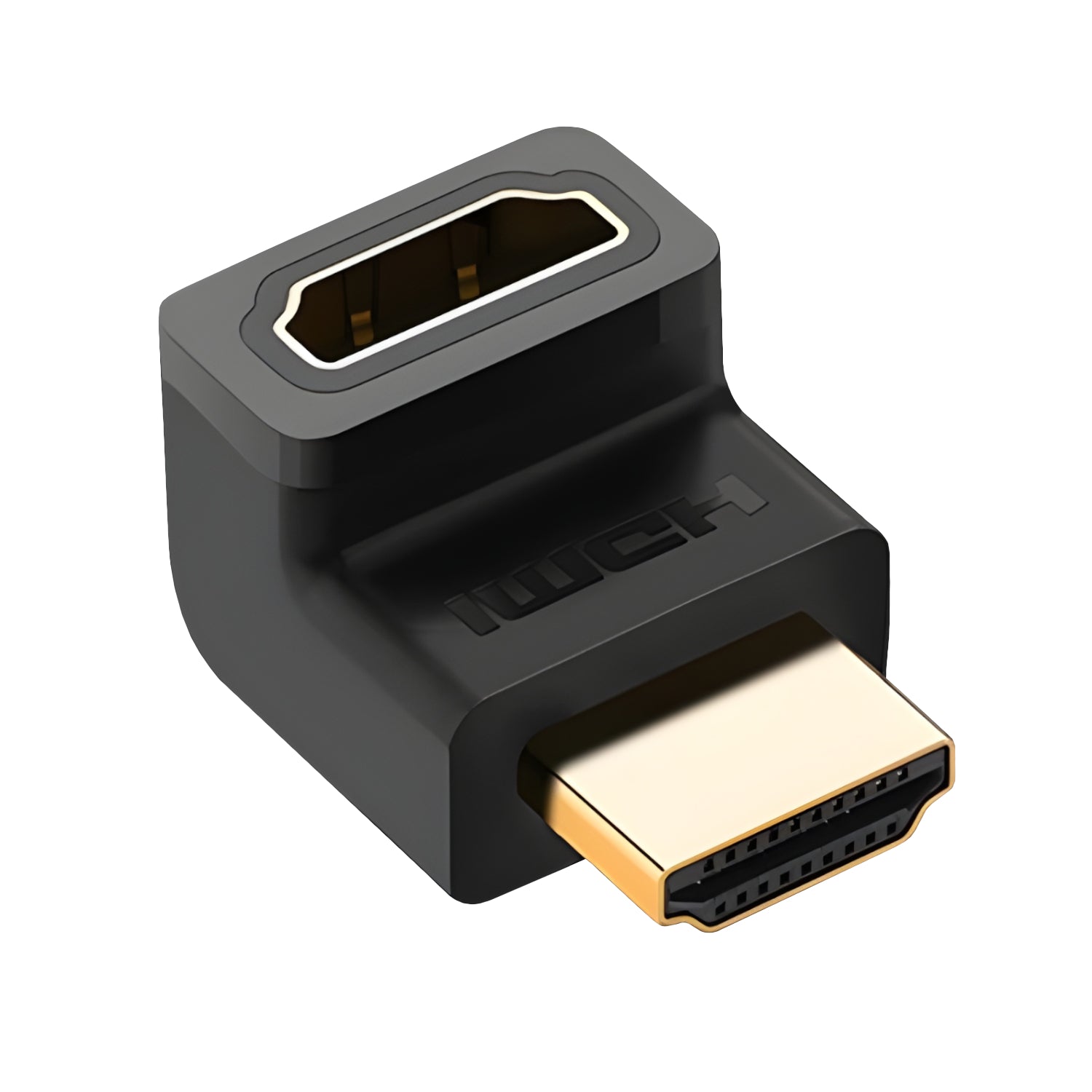 UGREEN HD112 HDMI 4K Male to Female Up-angled Connector - Black – image 2