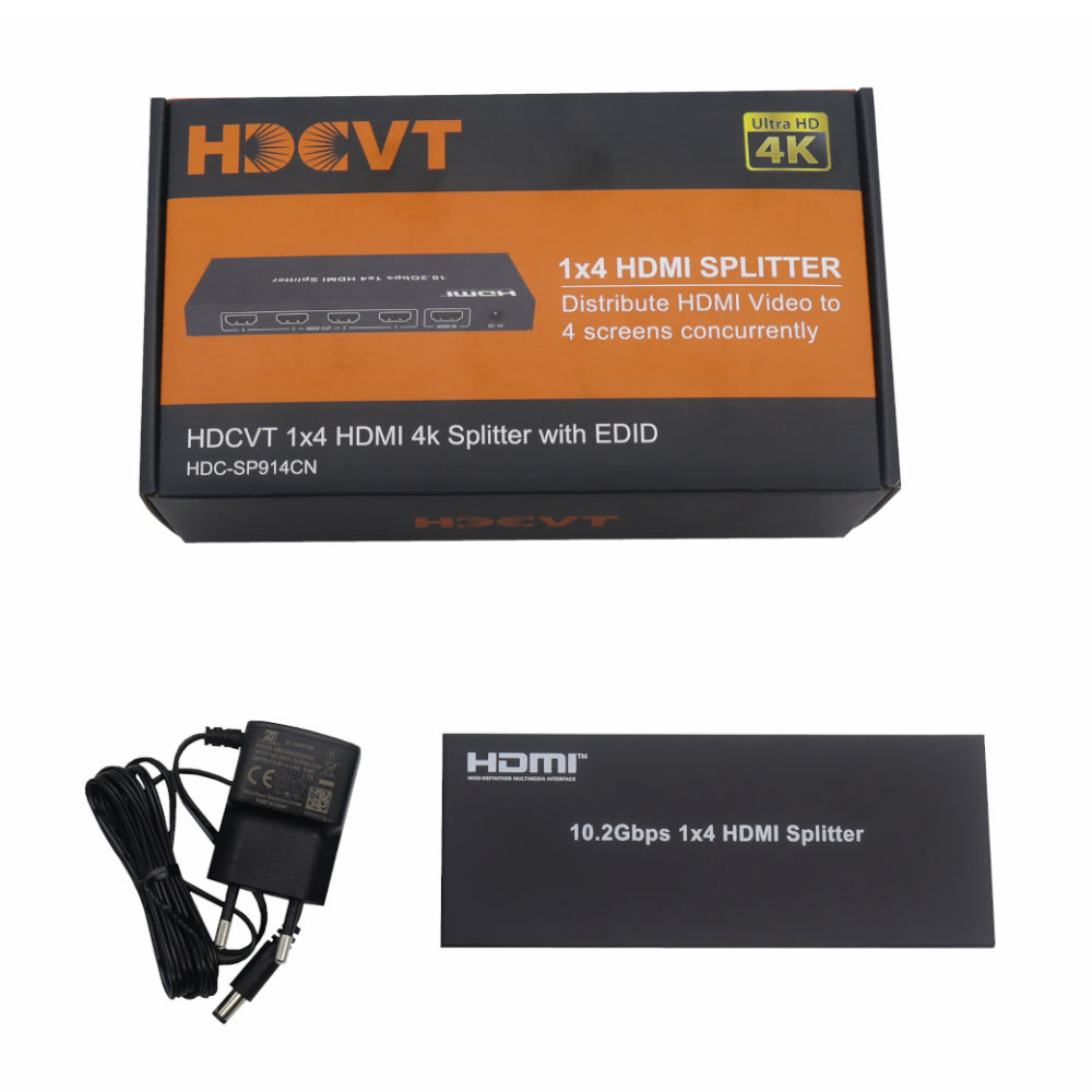 HDCVT 1x4 HDMI 1.4 Splitter 4K with EDID Management – image 6