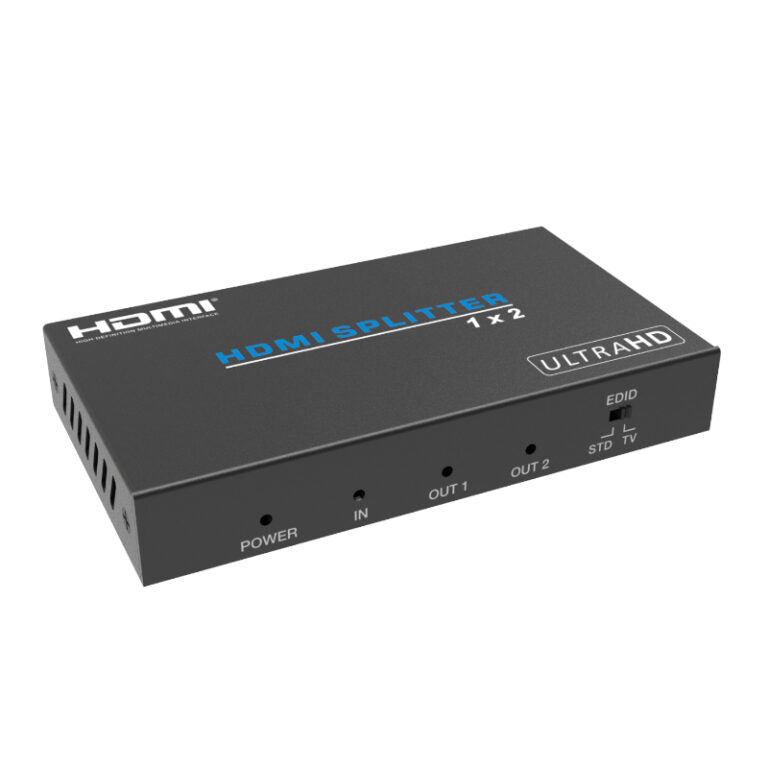 HDCVT 1×2 HDMI 2.0 Splitter Supports HDCP 2.0, EDID and HDR