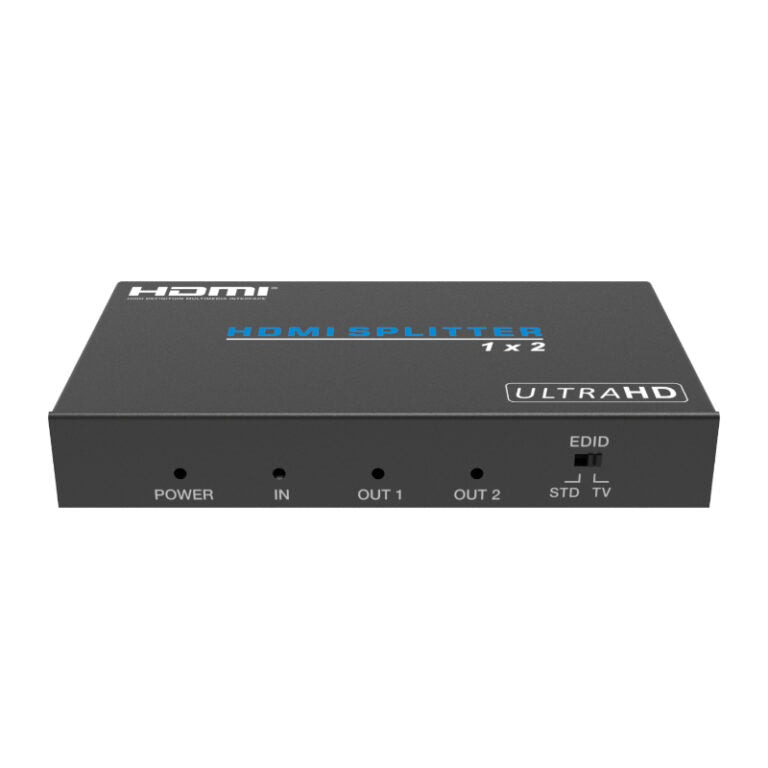 HDCVT 1×2 HDMI 2.0 Splitter Supports HDCP 2.0, EDID and HDR