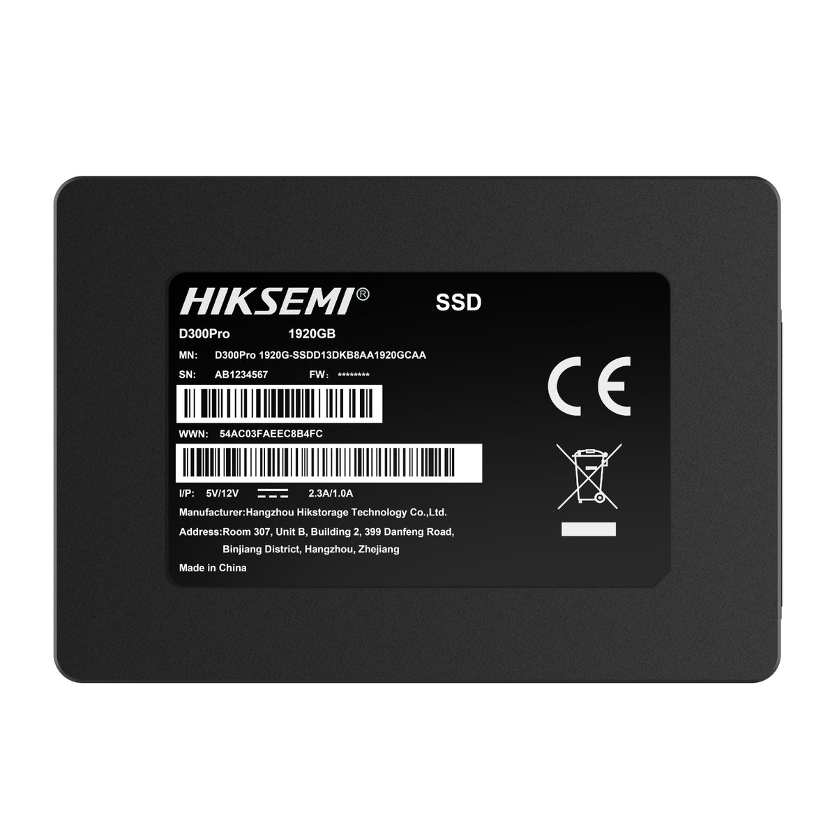 Hiksemi D300 PRO Tantalum Capacitor 1920GB SATA III Enterprise SSD – image 2