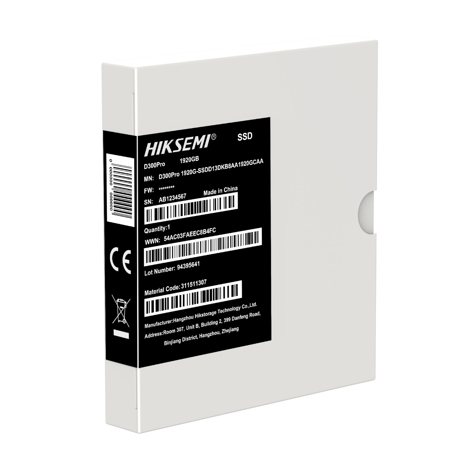 Hiksemi D300 PRO Tantalum Capacitor 1920GB SATA III Enterprise SSD – image 3