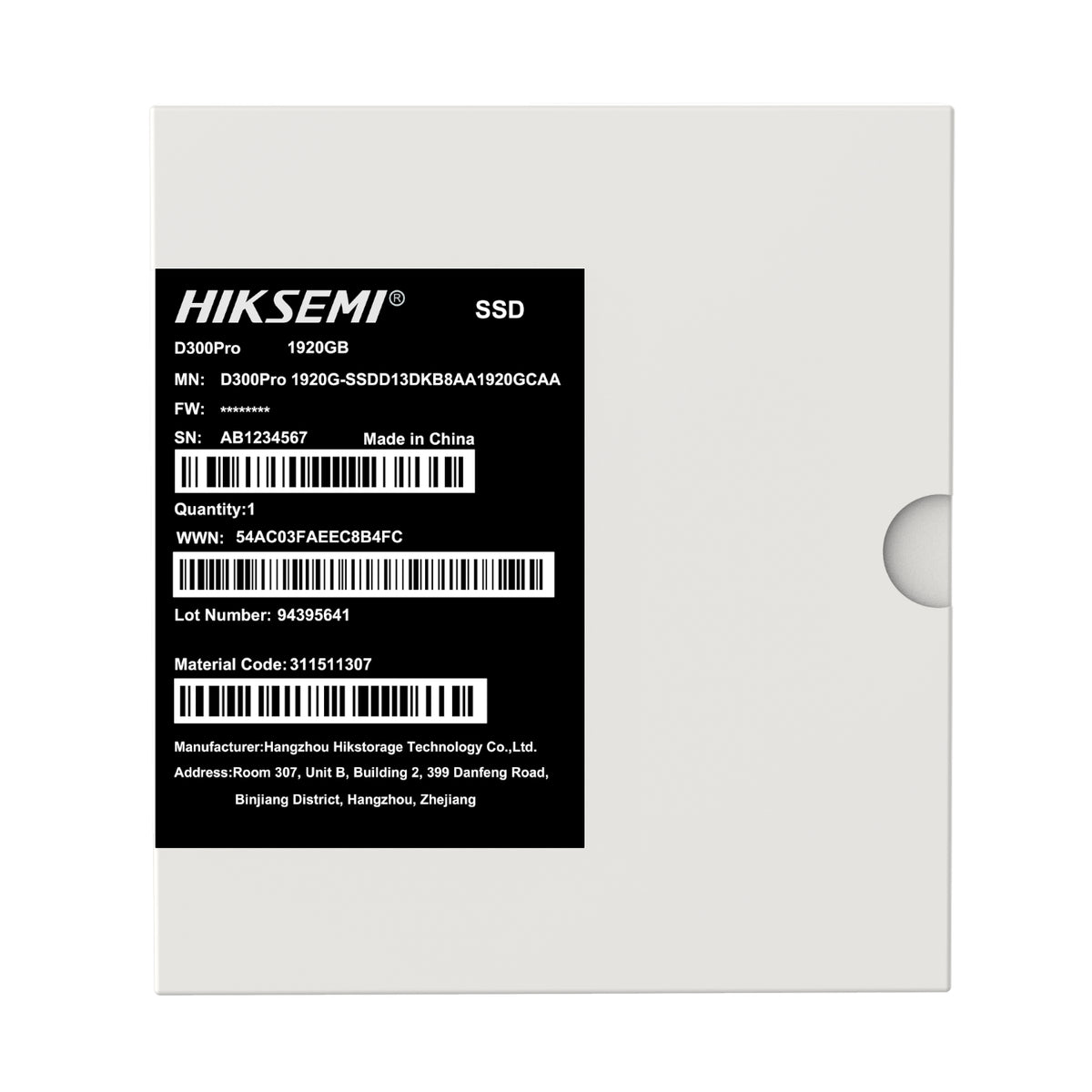 Hiksemi D300 PRO Tantalum Capacitor 1920GB SATA III Enterprise SSD – image 4