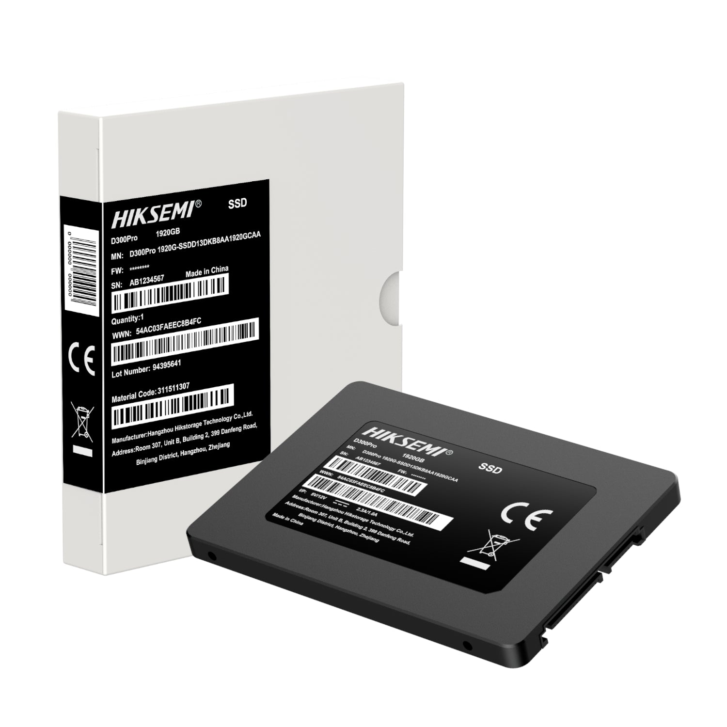 Hiksemi D300 PRO Tantalum Capacitor 1920GB SATA III Enterprise SSD – image 5
