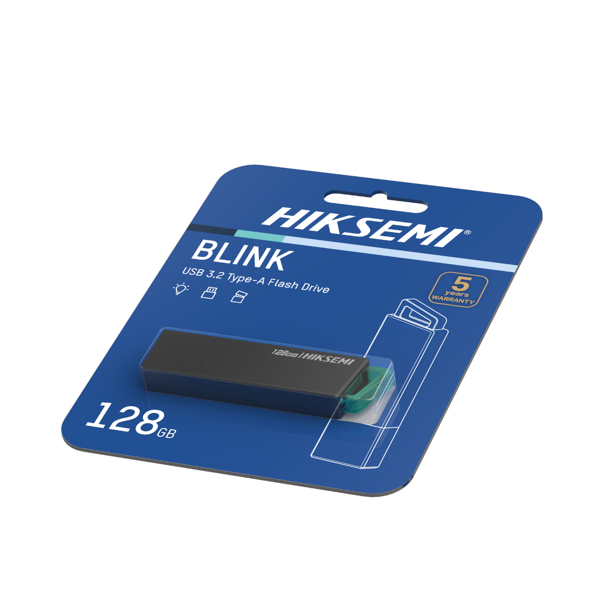 Hiksemi Blink 128GB USB3.2 Flash Drive - Black – image 5