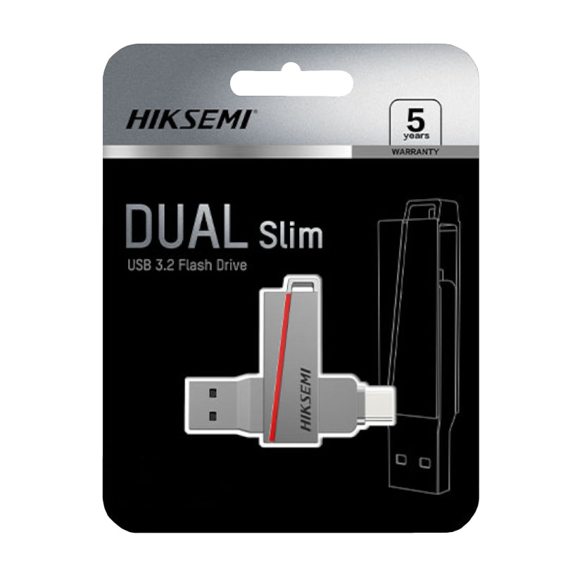 HIKSEMI Dual Slim 64GB USB3.2 Flash Drive – image 4