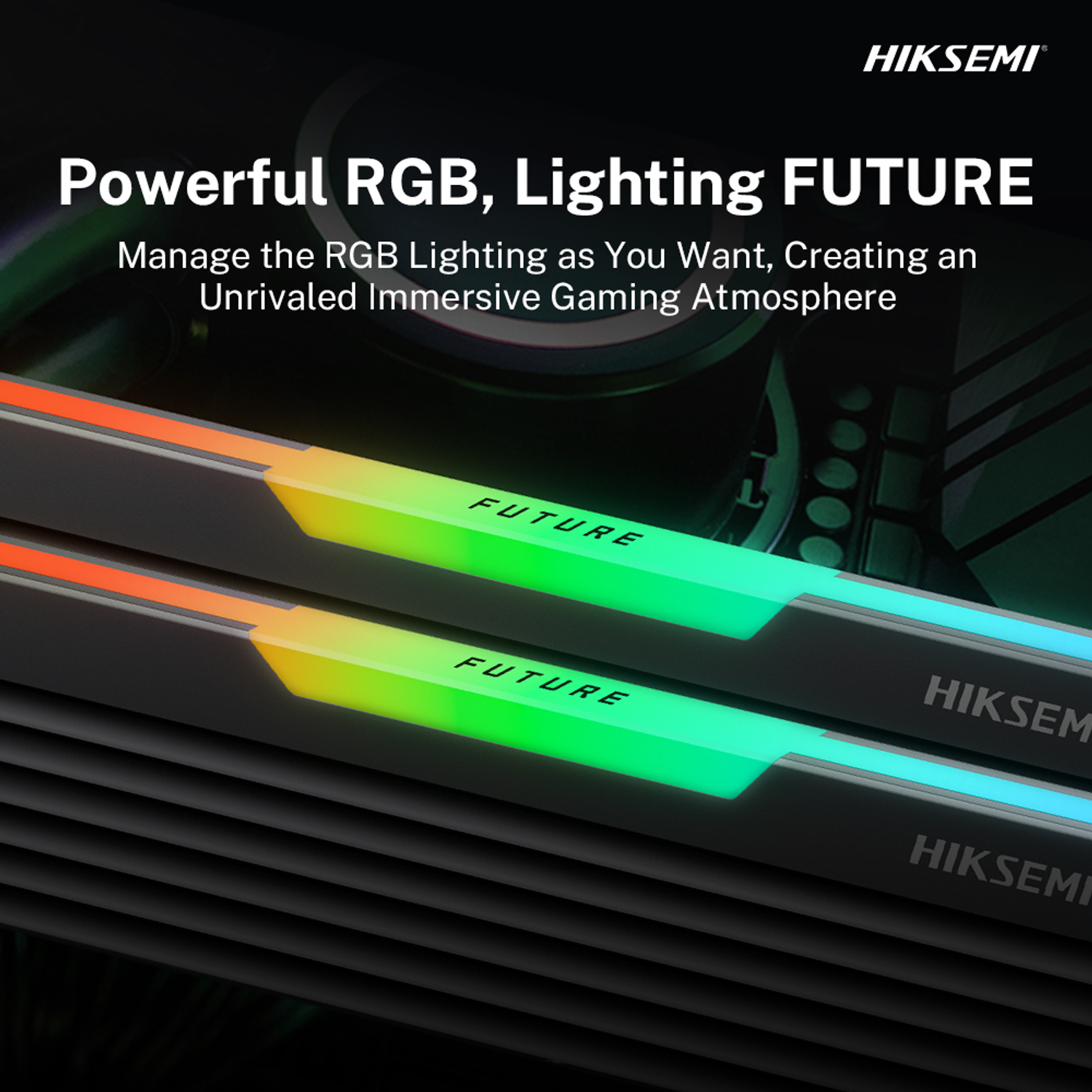 Hiksemi Future RGB 16GBKIT (2x8GB) 3600MHz DDR4 Desktop Gaming Memory Black – image 7